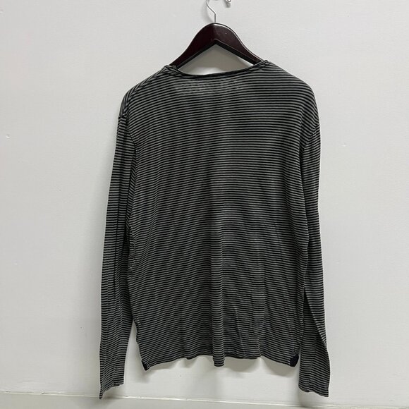 ALL SAINTS LONG SLEEVE YARN DYED KNIT - Picture 2 of 5